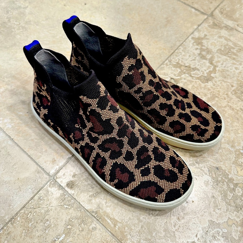 Rothy’s Leopard Chelsea Boot